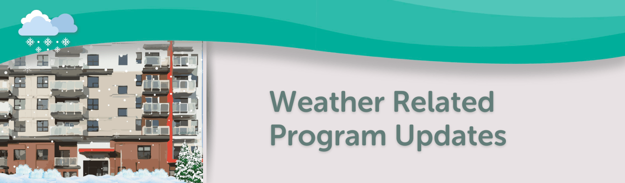 WEATHER REALTED PROGRAM UPDATES MAR 2026