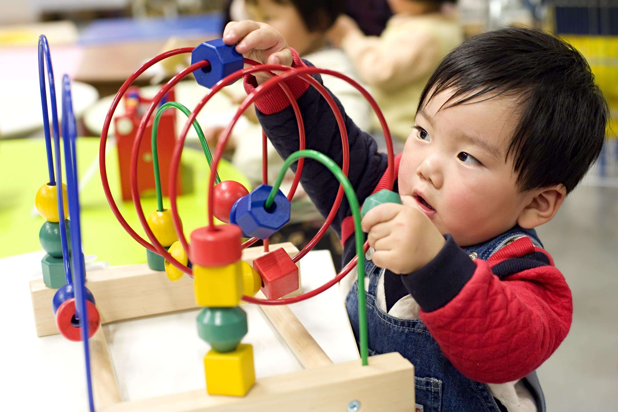 Boy playing