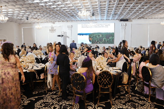 Guests attending at the High Fashion & High Tea Gala