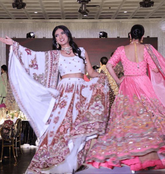 Models from Art of Thread performing at the High Fashion & High Tea Gala