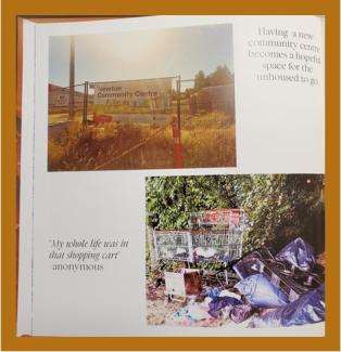 Pictures from the book - Dumped Shopping Cart
